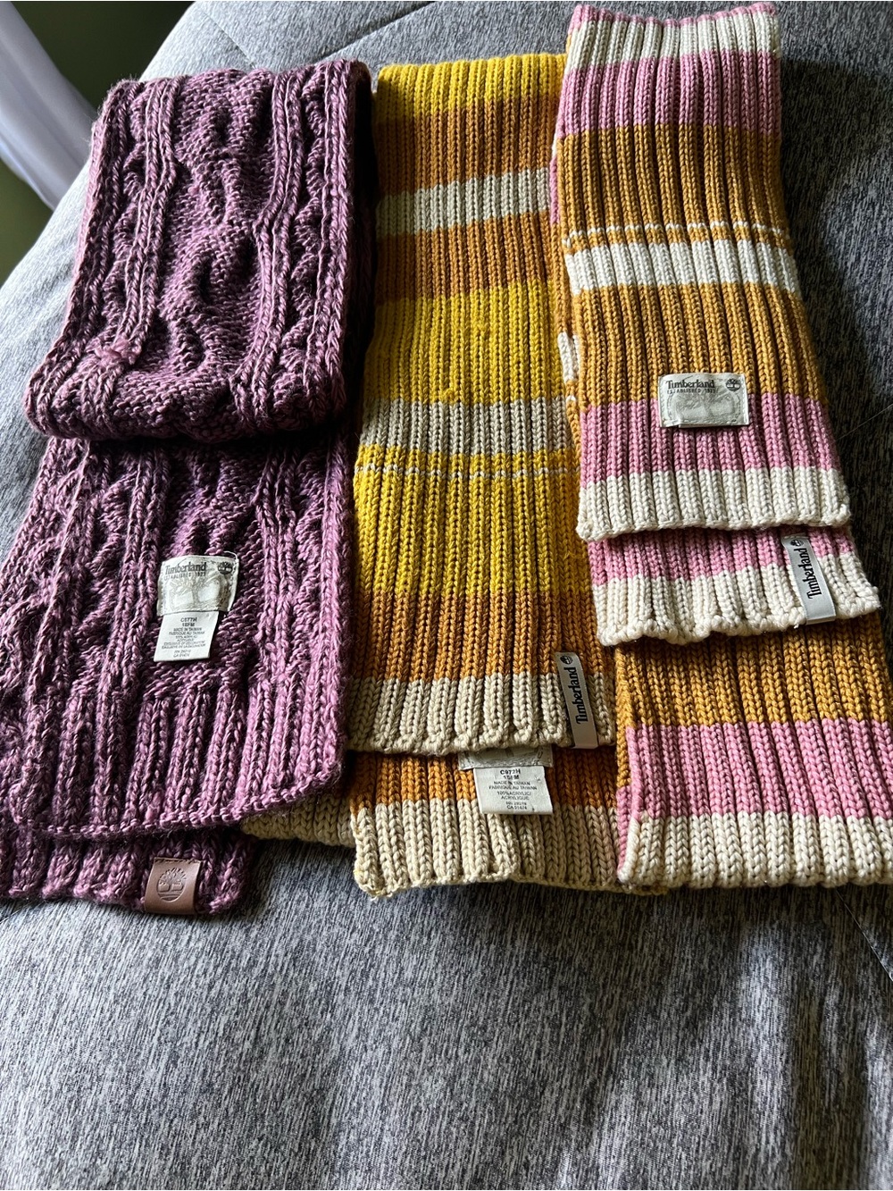 3 bundle Timberland Winter Scarves  - Not a Sweater